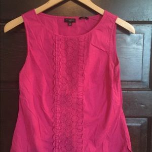 Talbots hot pink shell